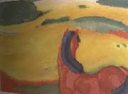 Franz Marc Horse in the Landsacape (mk34) oil